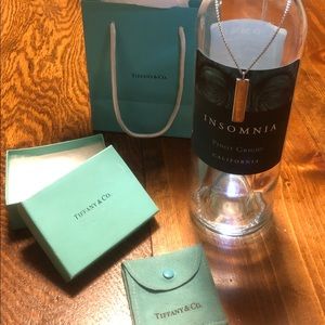 ‼️Sold‼️Tiffany & Co Bar Necklace & Earring Set